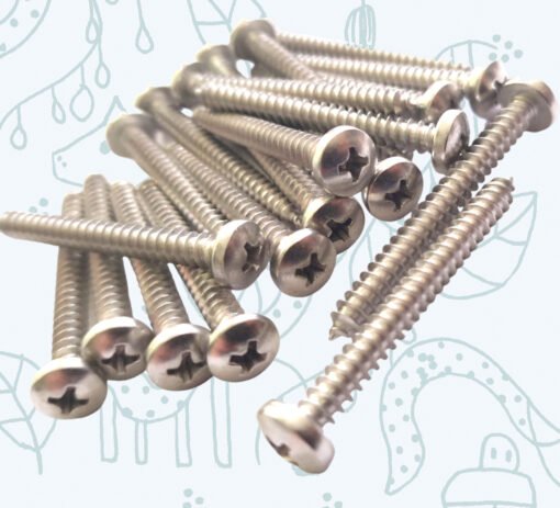 pozi-pan-self-tapping screws - Marine Grade Stainless Steel A4-316 (Pack of 20) - Image 4