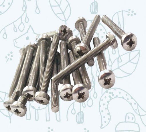 Pozi Pan Machine Screws Bolt - Made of A2 Stainless Steel (Pack of 20) - Image 4