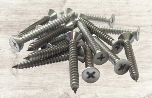 Self-tapping-screws, Multi-Purpose Screws, 316 Marine Grade Stainless Steel, Phillips Flathead Screws for Wood, Drywall and Furniture (Pack of 20) - Image 3